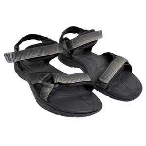 Cabela's Men's 13 Sport Hiking Sandals Black Grey Strappy Trail Water Shoes